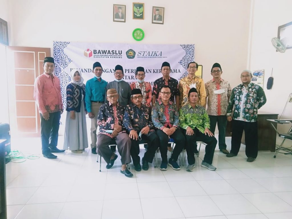 Kerjasama STAI Al Kamal dengan BAWASLU Kabupaten Rembang